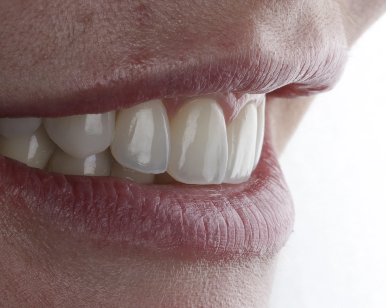 Fotografía clínica real de dientes anteriores de la práctica de Ana Luiza Libório